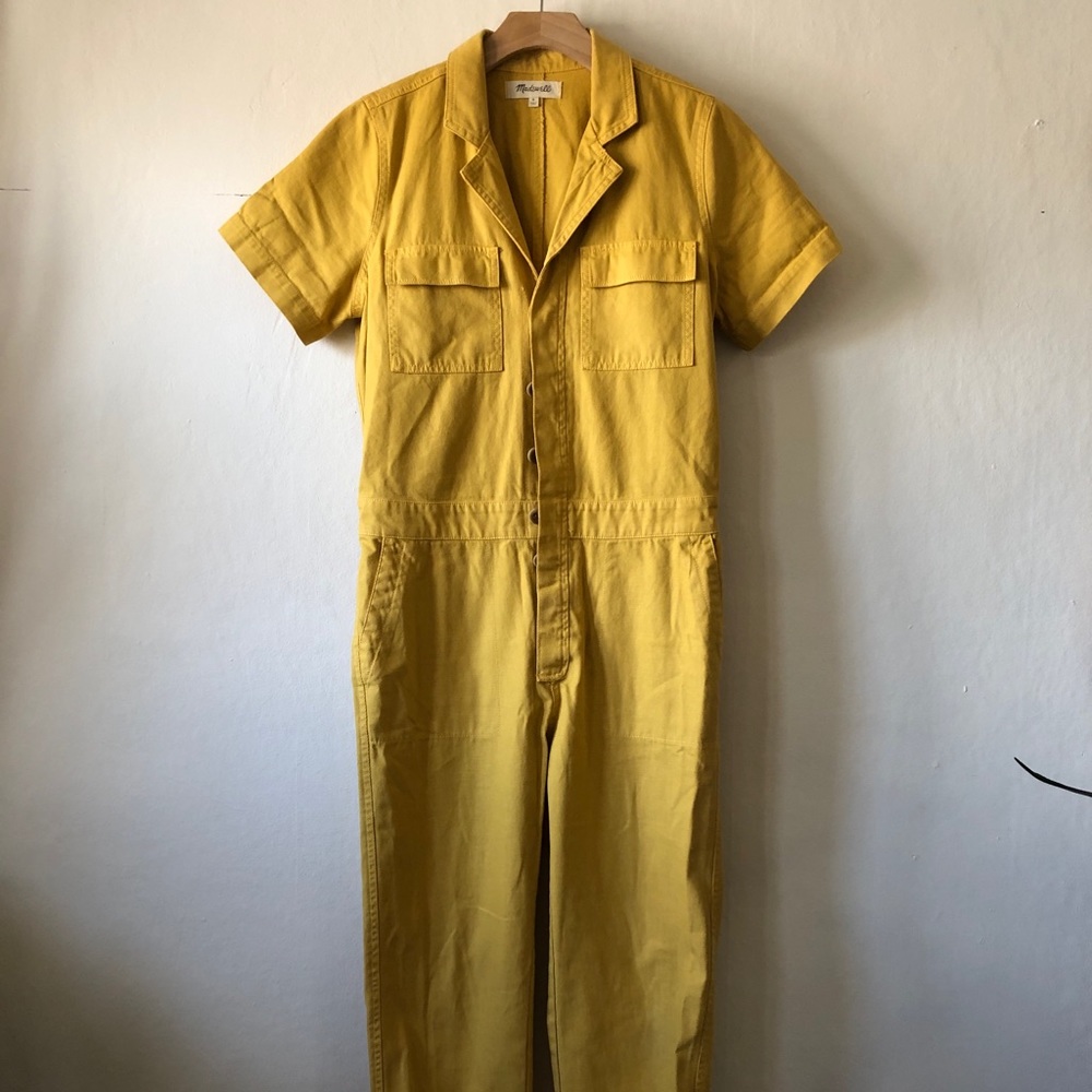 Madewell Jumpsuit Yellow M